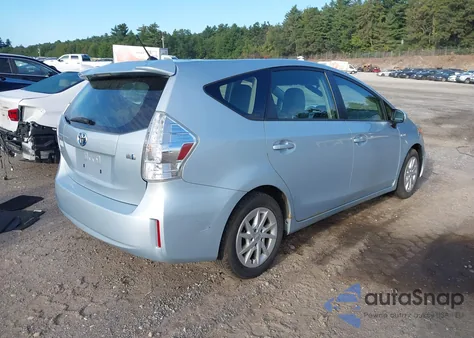 2013 Toyota Prius V Two from USA, damaged, VIN JTDZN3EU8D3232744